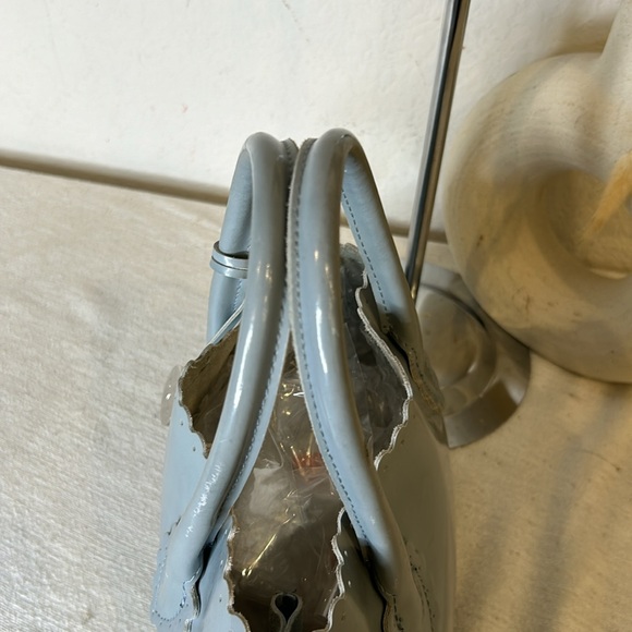 FURLA Top Handle Bag Leather with Silvertone Hardware - Picture 9 of 14